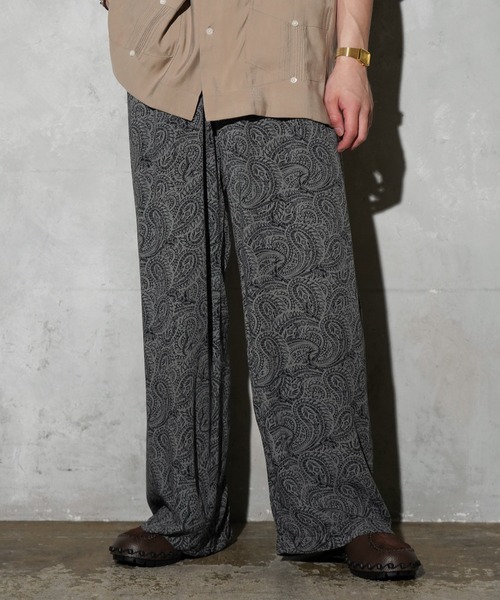 TOWNCRAFT(タウンクラフト)の「TOWNCRAFT / タウンクラフト PRINTED BEACH PANT オーバーダイ ペイズリー ビーチパンツ(その他パンツ・メンズ・グリーン/グレー/ブラック・SMALL/MEDIUM/LARGE)」の7枚目の写真