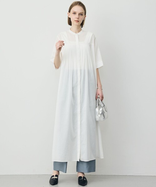 ICB(アイシービー)の「リネンスラブローン シャツワンピース(シャツワンピース・レディース・ブラック系/アイボリー系・0/2/4/6)」の16枚目の写真
