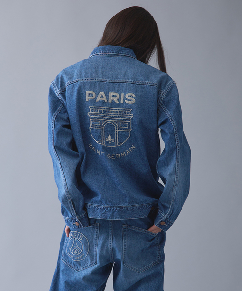 PARIS SAINT-GERMAIN(パリサンジェルマン)の「【Paris Saint-Germain / パリ・サン=ジェルマン】 JP JAPAN Denim Jaket(デニムジャケット・メンズ・ブルー系その他・LARGE/MEDIUM)」の9枚目の写真
