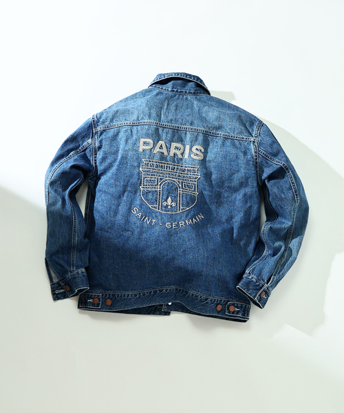 PARIS SAINT-GERMAIN(パリサンジェルマン)の「【Paris Saint-Germain / パリ・サン=ジェルマン】 JP JAPAN Denim Jaket(デニムジャケット・メンズ・ブルー系その他・LARGE/MEDIUM)」の4枚目の写真