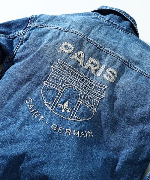 PARIS SAINT-GERMAIN(パリサンジェルマン)の「【Paris Saint-Germain / パリ・サン=ジェルマン】 JP JAPAN Denim Jaket(デニムジャケット・メンズ・ブルー系その他・LARGE/MEDIUM)」の7枚目の写真