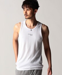 NICOLE CLUB FOR MEN | ランダムテレコ・メランジ天竺タンクトップ(タンクトップ)