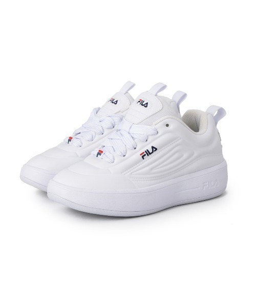 FILA(フィラ)の「FILA SUPERBUBBLE(フィラ スーパーバブル)(スニーカー・レディース・ホワイト・23cm/23.5cm/24cm/24.5cm/25cm)」の1枚目の写真
