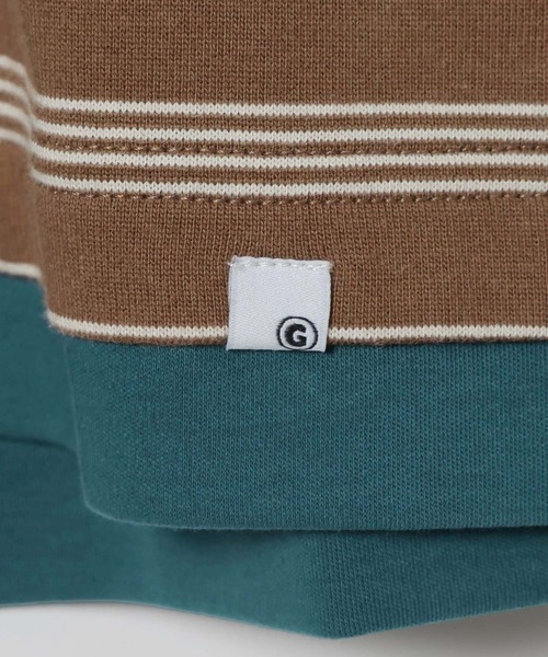 GEORGE'S(ジョージズ)の「配色レイヤードTシャツ(Tシャツ/カットソー・メンズ・ネイビー/ブラウン系その他・LARGE/MEDIUM)」の5枚目の写真
