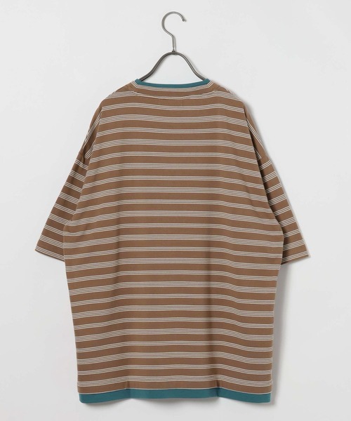 GEORGE'S(ジョージズ)の「配色レイヤードTシャツ(Tシャツ/カットソー・メンズ・ネイビー/ブラウン系その他・LARGE/MEDIUM)」の8枚目の写真