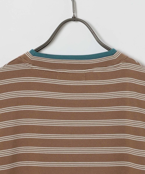 GEORGE'S(ジョージズ)の「配色レイヤードTシャツ(Tシャツ/カットソー・メンズ・ネイビー/ブラウン系その他・LARGE/MEDIUM)」の10枚目の写真