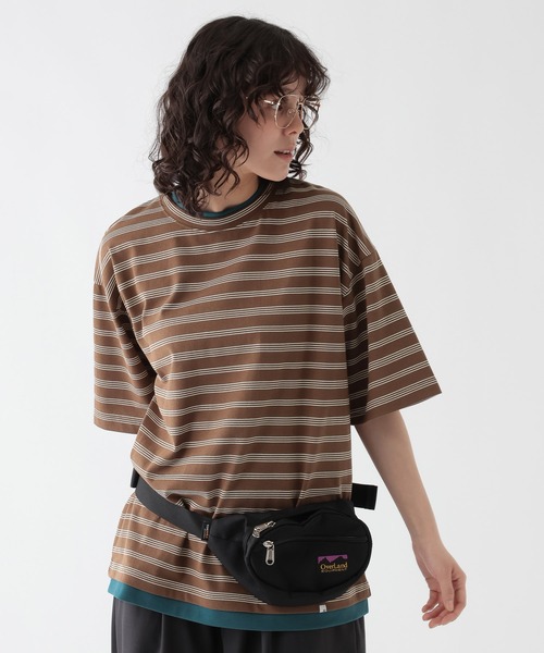 GEORGE'S(ジョージズ)の「配色レイヤードTシャツ(Tシャツ/カットソー・メンズ・ネイビー/ブラウン系その他・LARGE/MEDIUM)」の16枚目の写真