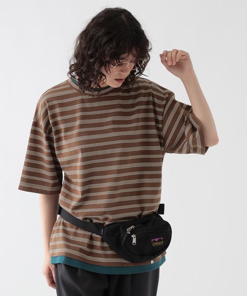 GEORGE'S(ジョージズ)の「配色レイヤードTシャツ(Tシャツ/カットソー・メンズ・ネイビー/ブラウン系その他・LARGE/MEDIUM)」の17枚目の写真