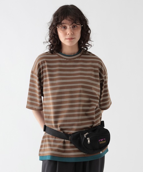 GEORGE'S(ジョージズ)の「配色レイヤードTシャツ(Tシャツ/カットソー・メンズ・ネイビー/ブラウン系その他・LARGE/MEDIUM)」の22枚目の写真