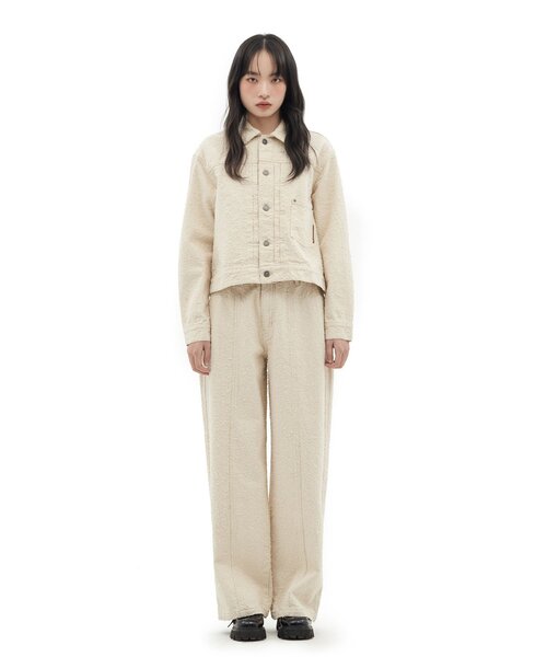 CIAOPANIC（チャオパニック）の「【DEFGARMENTS/デフガーメンツ】CLASSY TYPE-1 JACKET（デニムジャケット・レディース・アイボリー・LARGE/MEDIUM/SMALL）」の7枚目の写真