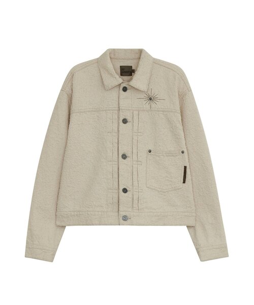 CIAOPANIC（チャオパニック）の「【DEFGARMENTS/デフガーメンツ】CLASSY TYPE-1 JACKET（デニムジャケット・レディース・アイボリー・LARGE/MEDIUM/SMALL）」の8枚目の写真