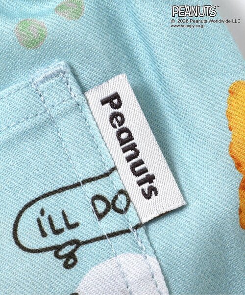 PEANUTS(ピーナッツ)の「PEANUTS MIX ARTアロハショーツ(その他パンツ・キッズ・サックスブルー/ブラック・140/130/120/110/100/90/80)」の15枚目の写真