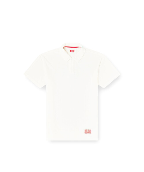 DIESEL(ディーゼル)の「メンズ ポロシャツ JOSHUA-D-CORE(ポロシャツ・メンズ・ホワイト/ネイビー・MEDIUM/LARGE/SMALL/X-LARGE/X-SMALL/XX-LARGE)」の3枚目の写真