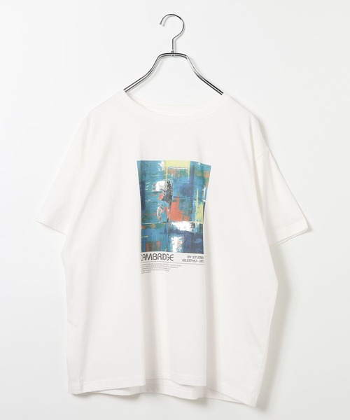 BAYFLOW（ベイフロー）の「アソート箔プリント半袖Tシャツ（Tシャツ/カットソー・レディース・ブラック/オフホワイト/グレー・FREE）」の16枚目の写真