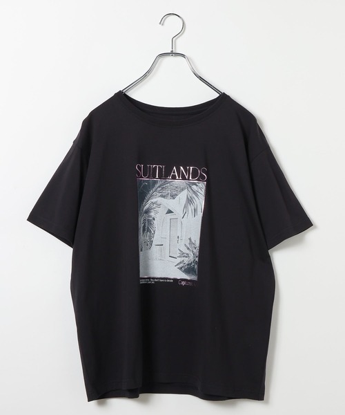 BAYFLOW（ベイフロー）の「アソート箔プリント半袖Tシャツ（Tシャツ/カットソー・レディース・ブラック/オフホワイト/グレー・FREE）」の18枚目の写真
