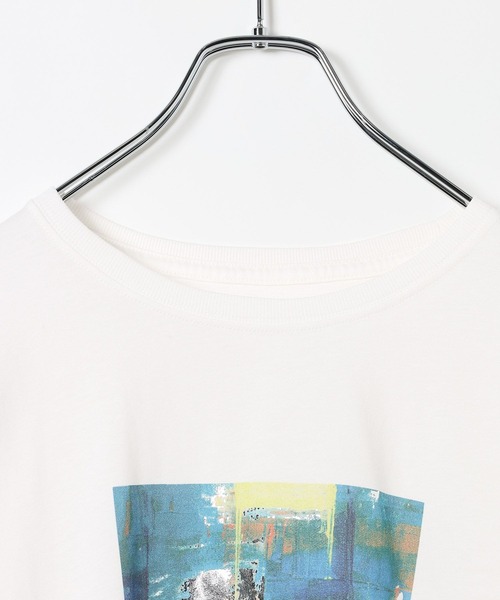 BAYFLOW（ベイフロー）の「アソート箔プリント半袖Tシャツ（Tシャツ/カットソー・レディース・ブラック/オフホワイト/グレー・FREE）」の20枚目の写真