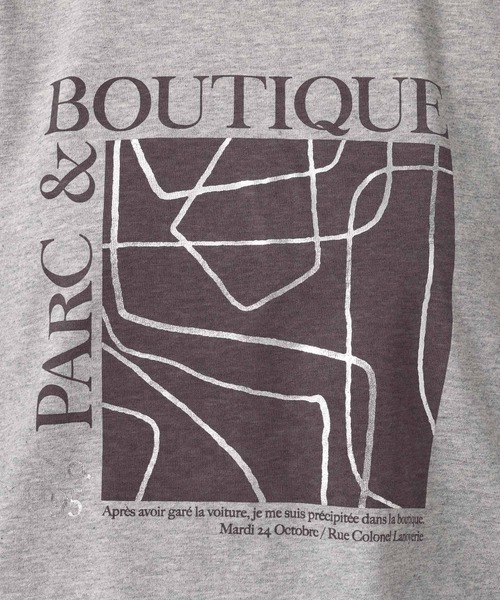 BAYFLOW(ベイフロー)の「アソート箔プリント半袖Tシャツ(Tシャツ/カットソー・レディース・ブラック/オフホワイト/グレー/ブラック系/ホワイト系/グレー系・FREE)」の19枚目の写真
