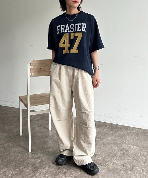 CPCM(シーピーシーエム)の「綿麻ニータックパンツ(その他パンツ・メンズ・ブラック/アイボリー/ネイビー・MEDIUM/LARGE)」の8枚目の写真