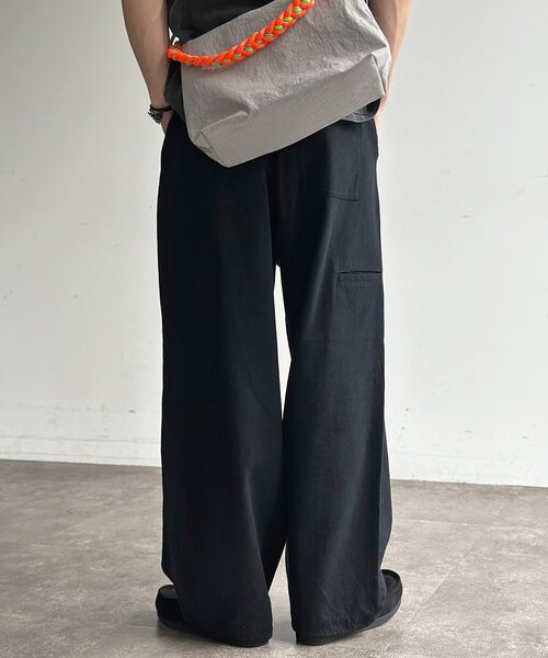 CPCM(シーピーシーエム)の「綿麻ニータックパンツ(その他パンツ・メンズ・ブラック/アイボリー/ネイビー・MEDIUM/LARGE)」の14枚目の写真