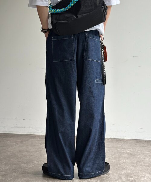 CPCM(シーピーシーエム)の「綿麻ニータックパンツ(その他パンツ・メンズ・ブラック/アイボリー/ネイビー・MEDIUM/LARGE)」の21枚目の写真