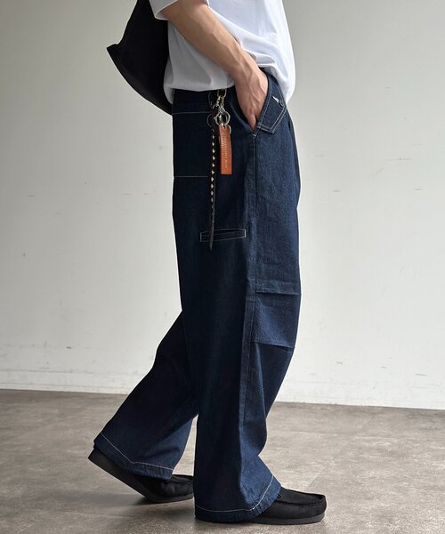 CPCM(シーピーシーエム)の「綿麻ニータックパンツ(その他パンツ・メンズ・ブラック/アイボリー/ネイビー・MEDIUM/LARGE)」の22枚目の写真