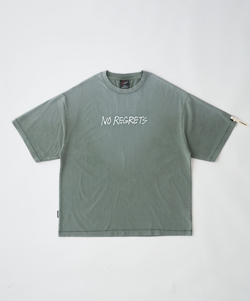 ADAM PATEK(アダムパテック)の「ADAMPATEK/gallagher agingT/プリント、刺繍入りエイジング加工Tシャツ(AP2614021)(Tシャツ/カットソー・レディース・ホワイト/グリーン/ピンク/ブラック・1/2)」の14枚目の写真