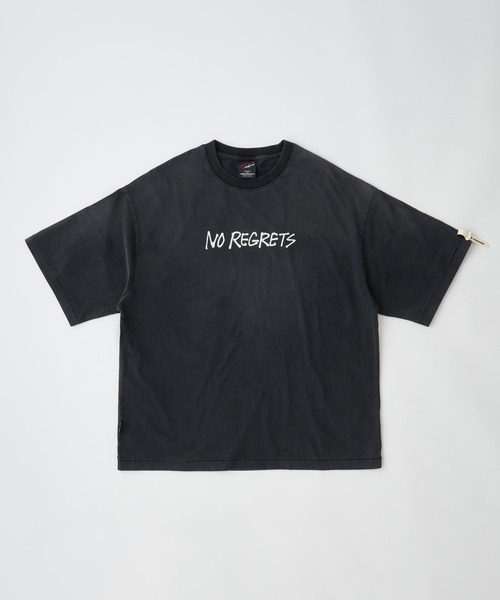 ADAM PATEK(アダムパテック)の「ADAMPATEK/gallagher agingT/プリント、刺繍入りエイジング加工Tシャツ(AP2614021)(Tシャツ/カットソー・レディース・ホワイト/グリーン/ピンク/ブラック・1/2)」の9枚目の写真