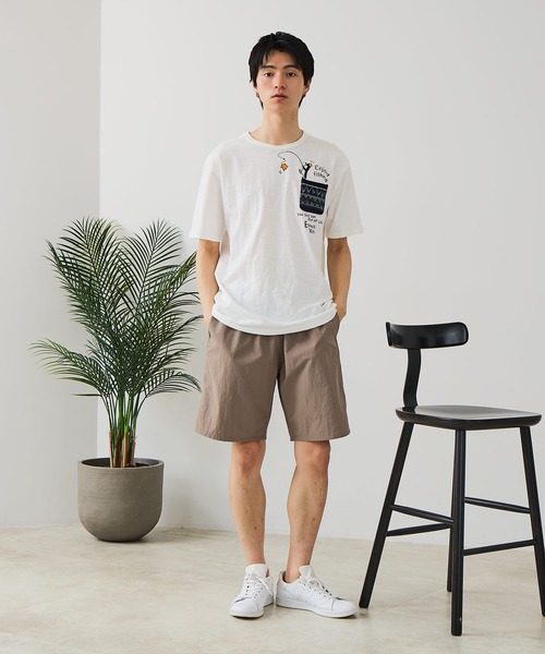 Blue Standard (ブルースタンダード)の「【BLUE STANDARD/ブルースタンダード】【涼しい スラブ天竺】 アニマルプリント ポケット付きTシャツ 綿100% 凹凸素材 ペンギン ゆるかわ 凹凸素材 部屋着 ワンマイル キャンプ(Tシャツ/カットソー・メンズ・その他/その他1/その他2/その他3/その他4・MEDIUM/X-LARGE/LARGE)」の19枚目の写真