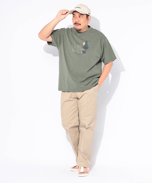 B&T CLUB(ビーティークラブ)の「Tシャツ 半袖 メンズ 大きいサイズ プリント クルーネック ヒヤテック USAコットン B&T CLUB (ビーアンドティークラブ)(Tシャツ/カットソー・メンズ・カーキ/ブラウン/ネイビー/ホワイト・X4(8L~9L)/X1(3L~4L)/X3(6L~7L)/X2(4L~5L))」の15枚目の写真