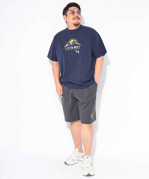 B&T CLUB(ビーティークラブ)の「Tシャツ 半袖 メンズ 大きいサイズ プリント クルーネック ヒヤテック USAコットン B&T CLUB (ビーアンドティークラブ)(Tシャツ/カットソー・メンズ・カーキ/ブラウン/ネイビー/ホワイト・X4(8L~9L)/X1(3L~4L)/X3(6L~7L)/X2(4L~5L))」の20枚目の写真