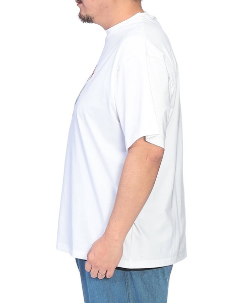 B&T CLUB(ビーティークラブ)の「Tシャツ 半袖 メンズ 大きいサイズ プリント クルーネック ヒヤテック USAコットン B&T CLUB (ビーアンドティークラブ)(Tシャツ/カットソー・メンズ・カーキ/ブラウン/ネイビー/ホワイト・X4(8L~9L)/X1(3L~4L)/X3(6L~7L)/X2(4L~5L))」の22枚目の写真