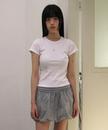 サンリットボタンTシャツ（ホワイト）