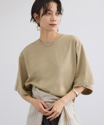 SALON adam et rope'（サロン アダム エ ロペ）の「プリマベールハーフスリーブTシャツ   UVケア（Tシャツ/カットソー）」