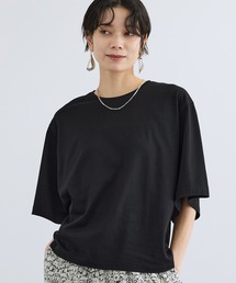 SALON adam et rope'（サロン アダム エ ロペ）の「プリマベールハーフスリーブTシャツ   UVケア（Tシャツ/カットソー）」