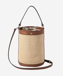 MACKINTOSH LONDON | 【eclat5月号掲載】ラフィアブレードバケットバッグ(ショルダーバッグ)