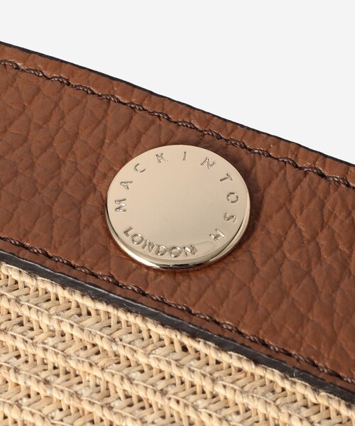 MACKINTOSH LONDON(マッキントッシュ ロンドン)の「【eclat5月号掲載】ラフィアブレードバケットバッグ(ショルダーバッグ・レディース・ベージュ・FREE)」の6枚目の写真