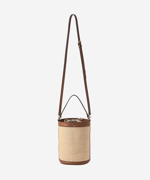 MACKINTOSH LONDON(マッキントッシュ ロンドン)の「【eclat5月号掲載】ラフィアブレードバケットバッグ(ショルダーバッグ・レディース・ベージュ・FREE)」の7枚目の写真