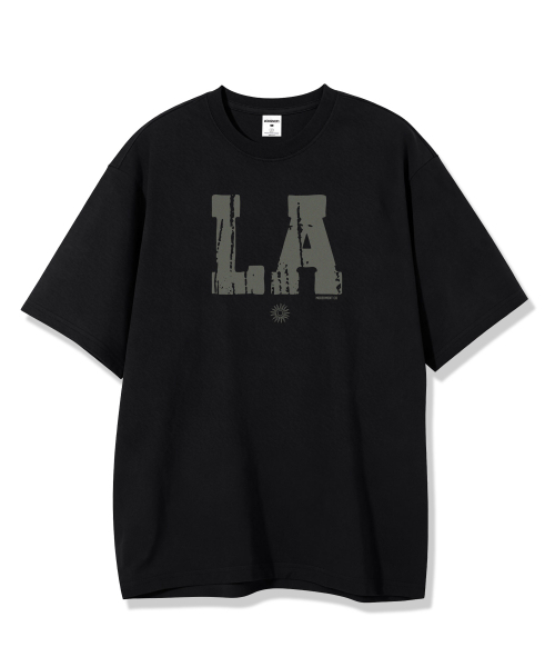 MODERMENT（モダーメント）の「ノーマルオーバーサイズ LA 半袖Tシャツ [ブラック]（Tシャツ/カットソー・レディース・その他・1/2）」の9枚目の写真