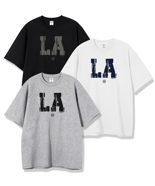 MODERMENT（モダーメント）の「ノーマルオーバーサイズ LA 半袖Tシャツ [ブラック]（Tシャツ/カットソー・レディース・その他・1/2）」の6枚目の写真