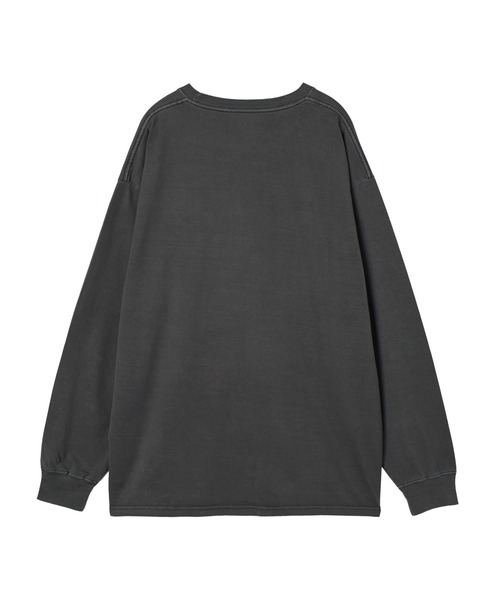 X-girl（エックスガール）の「FADED RHINESTONE STARDUST LOGO L/S BIG TEE DRESS（ワンピース・レディース・ブラウン/ブラック/オリーブ・S/M）」の9枚目の写真