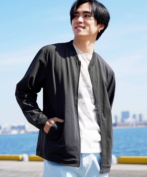 【23SS】新品タグ付 ANAYI コットンメッシュブルゾン 38 訳あり M 吸水速乾・接触冷感・遮熱・UV対策】サマーメッシュジャケット