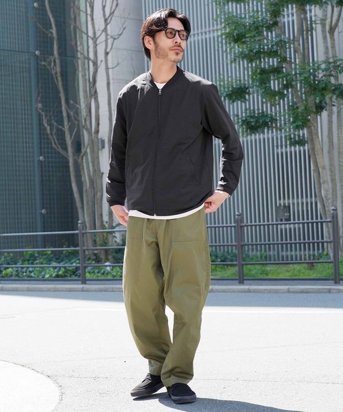 jiggys shop(ジギーズショップ)の「【吸水速乾・接触冷感・遮熱・UV対策】サマーメッシュジャケット ブルゾン(ブルゾン・メンズ・ブラック/チャコールグレー/オリーブ・X-LARGE/LARGE/MEDIUM)」の5枚目の写真