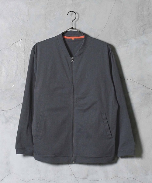 jiggys shop(ジギーズショップ)の「【吸水速乾・接触冷感・遮熱・UV対策】サマーメッシュジャケット ブルゾン(ブルゾン・メンズ・ブラック/チャコールグレー/オリーブ・X-LARGE/LARGE/MEDIUM)」の6枚目の写真