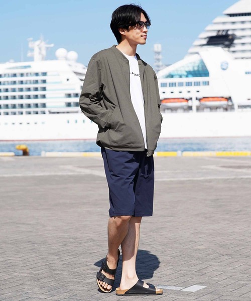 jiggys shop(ジギーズショップ)の「【吸水速乾・接触冷感・遮熱・UV対策】サマーメッシュジャケット ブルゾン(ブルゾン・メンズ・ブラック/チャコールグレー/オリーブ・X-LARGE/LARGE/MEDIUM)」の9枚目の写真