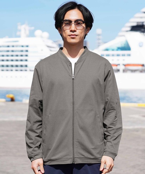 jiggys shop(ジギーズショップ)の「【吸水速乾・接触冷感・遮熱・UV対策】サマーメッシュジャケット ブルゾン(ブルゾン・メンズ・ブラック/チャコールグレー/オリーブ・X-LARGE/LARGE/MEDIUM)」の10枚目の写真