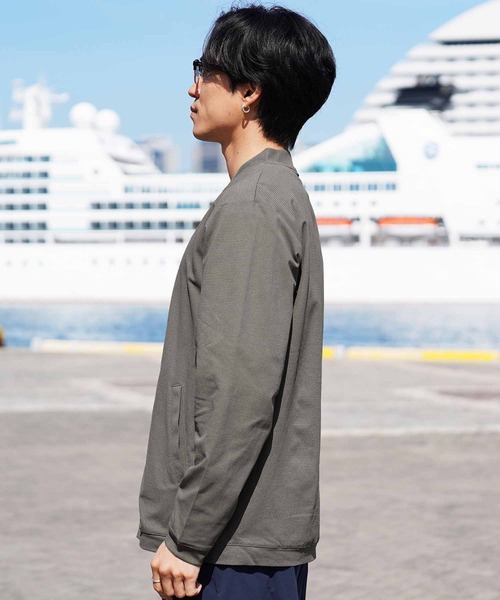 jiggys shop(ジギーズショップ)の「【吸水速乾・接触冷感・遮熱・UV対策】サマーメッシュジャケット ブルゾン(ブルゾン・メンズ・ブラック/チャコールグレー/オリーブ・X-LARGE/LARGE/MEDIUM)」の11枚目の写真