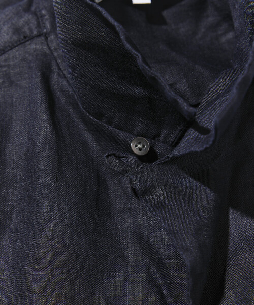 CAHLUMN(カウラム)の「CAHLUMN/カウラム Linen Open Collar Long Sleeve Shirt(シャツ/ブラウス・メンズ・ネイビー/ブラウン/ホワイト/ライトグレー/サックスブルー・LARGE/X-LARGE/XX-LARGE/MEDIUM)」の12枚目の写真