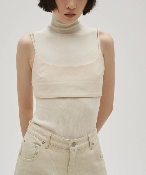 TODAYFUL（トゥデイフル）の「Highgauge Turtle Tanktop 12610518（タンクトップ・レディース・グレー/オフホワイト/ブラウン/ライトグリーン・FREE）」の2枚目の写真