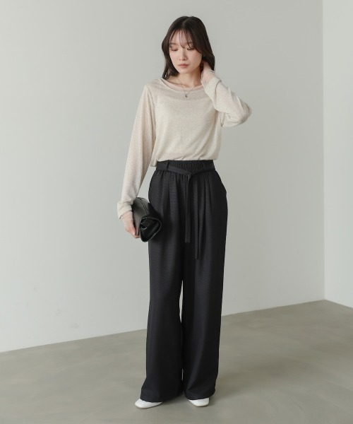 Bab(バブ)の「ベーシックカラーパンツ(その他パンツ・レディース・ホワイト/イエロー/ブルー/ブラック/ピンク・M)」の17枚目の写真