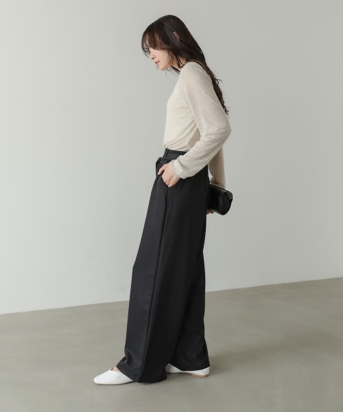 Bab(バブ)の「ベーシックカラーパンツ(その他パンツ・レディース・ホワイト/イエロー/ブルー/ブラック/ピンク・M)」の19枚目の写真